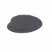 Mouse Mat Ergonomic Non Slip with Gel Wrist Rest Charcoal 388824