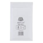 Jiffy Airkraft Bag Bubble-lined Peel and Seal Size 00 115x195mm White Ref JL-00 [Pack 100] 390036