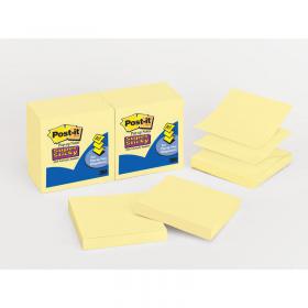 Post-it Super Sticky Z Notes 76x 76mm Canary Yellow Ref R330-12SS-CY-EU Pack of 12
