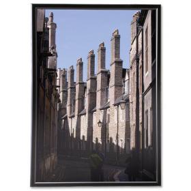 5 Star Facilities Snap Frame with Non-glass Polystyrene Front Back-loading A3 420x297mm Black 391214