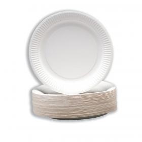 Paper Plates Disposable 180mm Pack of 100 391978