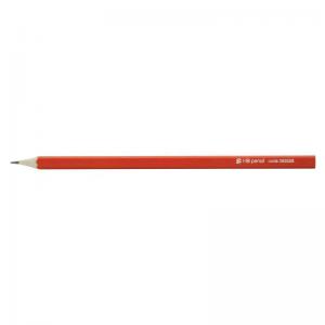 Office Pencil Hb Red Barrel Pack 12 393628