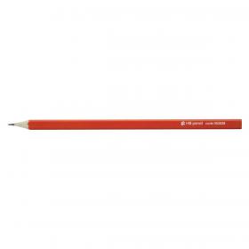 5 Star Office Pencil HB Red Barrel Pack of 12 393628