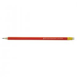 Cheap Stationery Supply of 5 Star Office Pencil with Eraser HB Red Barrel Pack of 12 393636 Office Statationery