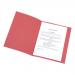 5 Star Office Square Cut Folder Recycled 250gsm A4 Red [Pack 100]