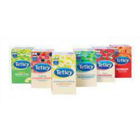 Tetley Individually Enveloped Tea Bags Fruit & Herbal Variety Box of 25 Bags Ref 1581j [Pack 6] 394558