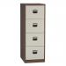 Trexus 4 Drawer Filing Cabinet 470x622x1321mm Coffee & Cream Ref 394984