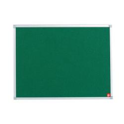 Cheap Stationery Supply of 5 Star Office 900 Felt Noticeboard with Fixings and Aluminium Trim (Green) 397778 Office Statationery
