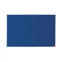 Cheap Stationery Supply of 5 Star Office Felt Noticeboard with Fixings and Aluminium Trim W1200x900mm Blue 397794 Office Statationery