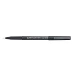 5 Star Office Fibre Tip Pen Medium 0.7mm Tip 0.4mm Line Black [Pack 12] 397956