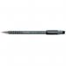 Paper Mate Flexgrip Ultra Ball Pen Medium 1.0mm Tip 0.7mm Line Black Ref PS0190113 [Pack 12] 399281