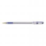 Pentel Superb Ball Pen Medium 1.0mm Tip 0.5mm Line Blue Ref BK77M-C [Pack 12] 399326