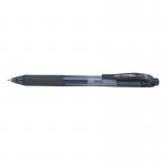 Pentel EnerGel X Rollerball Retractable 0.7mm Tip 0.35mm Line Black Ref BL107-A [Pack 12] 399449