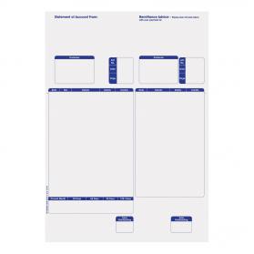 Sage Compatible Statement Advice for Laser Inkjet 297x210mm A4 Ref SE85S [Pack 500] 399493