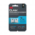 3M Claw Drywall Picture Hanger 7kg (Pack of 2) 7100269135 3M00225