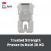 3M Claw Drywall Picture Hanger 30kg (Pack of 2) 7100269195 3M00237
