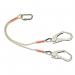 3M Protecta Twin Leg Rope Restraint Lanyard 1.3m 3MAL4321 3M00646