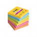 Post-it Super Sticky Notes 76x76mm 90 Sheets Carnival (Pack of 6) 654-6SS-CARN 3M00679