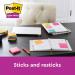 Post-it Super Sticky Notes 76x76mm 90 Sheets Carnival (Pack of 6) 654-6SS-CARN 3M00679