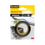 Scotch Electrical Tape Black 10m x 15mm 712670 3M00946