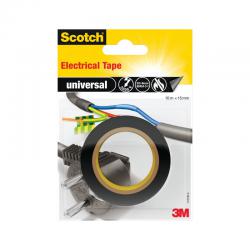 Scotch Electrical Tape Black 10m x 15mm 712670 3M00946