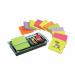 Post-it Designer Combi Note Dispenser with Z-Notes and Index Tabs Black DS100-VP 3M01074