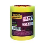 Scotch Packaging Tape Heavy 50mmx66m Clear (Pack of 3) HV.5066.T3.T 3M01276
