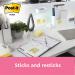 Post-it Z-Notes 76x76mm Canary Yellow (Pack of 12) R330 3M01533
