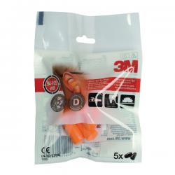 Cheap Stationery Supply of 3M Uncorded Ear Plugs 1100 94-105dB Tapered Orange (Pack of 5) XA004837911 3M03836 Office Statationery