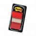 Post-it Index Tabs 25mm Red (Pack of 600) 680-1 3M06260