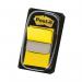 Post-it Index Tabs 25mm Yellow (Pack of 600) 680-5 3M06263