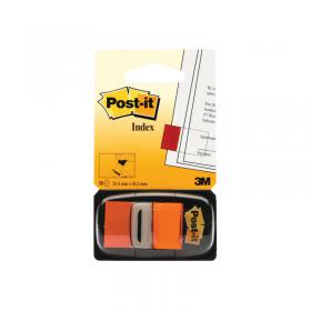 Post-it Index Tabs 25mm Orange (600 Pack) 680-4 3M06264