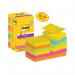 Post-it Super Sticky Z-Notes 76x76 90 Sheets Carnival 8 + 4 FREE (Pack of 12) R330-SSCARN-P8+4 3M06559
