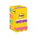 Post-it Super Sticky 76x76mm 90 Sheets Carnival (Pack of 12) 654-12SS-CARN 3M06560