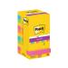 Post-it Super Sticky 76x76mm 90 Sheets Carnival (Pack of 12) 654-12SS-CARN 3M06560