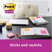 Post-it Super Sticky Notes 76x76mm 90 Sheets Carnival VALUE PACK 8 + 4 FREE (Pack of 12) 654-SSCARN- 3M06564