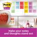 Post-it Super Sticky Notes 76x76mm 90 Sheets Carnival VALUE PACK 8 + 4 FREE (Pack of 12) 654-SSCARN- 3M06564