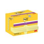 Post-it Super Sticky Notes 47.6x47.6 90 Sheets Canary Yellow 8+4 FREE (Pack of 12) 622-SSCY-P8+4 3M06572