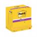 Post-it Super Sticky Notes 76x127mm 90 Sheets Ultra Yellow (Pack of 12) 655-S 3M06583
