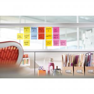 Photos - Self-Stick Notes Post-it Super Sticky Notes 76x127mm 90 Sheets Ultra Yellow Pack of 12 