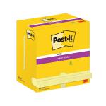 Post-it Super Sticky 76x127mm 90 Sheets Canary Yellow (Pack of 12) 655-12SSCY-EU 3M06585