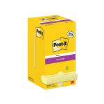 Post-it Super Sticky 76x76mm 90 Sheets Canary Yellow (Pack of 12) 654-SSCY-P8+4 3M07264