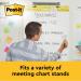 Post-it Super Sticky Meeting Chart Bundle 559P 2 Meeting Charts + 4 Note Pads (Pack of 6) 559X 3M08046