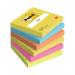 Post-It Colour Notes 76x76mm 100 Sheets Assorted (Pack of 6) 654-TFENN 3M08366