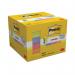 Post-It Z-Notes 100 Sheets 76x76mm Assorted Neon (Pack of 6) R330NR 3M08369