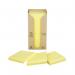 Post-it Notes Recycled Tower 76x76mm Cardboard Packaging Canary Yellow (Pack of 16) 654-1T 3M10065