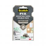 Scotch-Fix Double-Sided Interior Mounting Squares 25x25mm (Pack of 16) 7100263584 3M11848