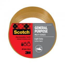 Scotch General Purpose Tape 48mm x 66m Brown 4501B6648 3M13141