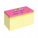 Post-it Super Sticky 76 x 76mm Canary Yel (Pack of 18) 654SS-P14CY+4C 3M14934