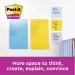 Post-it Notes Super Sticky XXL 101 x 152mm Ultra Colours VALUE PACK 4 + 2 FREE (Pack of 6) 4690-SSUC 3M14942